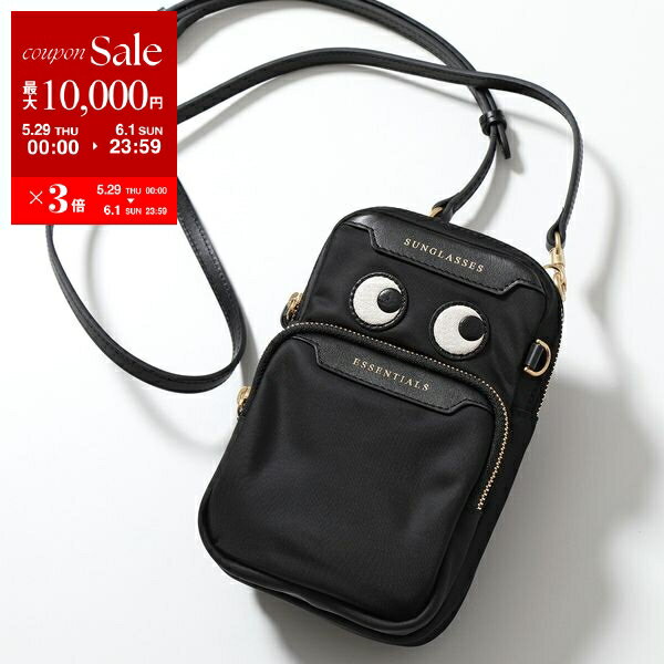 ANYA HINDMARCH アニヤハインドマーチ ショルダーバッグ ESSENTIALS CROSSBODY エッセンシャルズ 181631 レディース クロスボディバッグ ミニバッグ 鞄 Blackのサムネイル