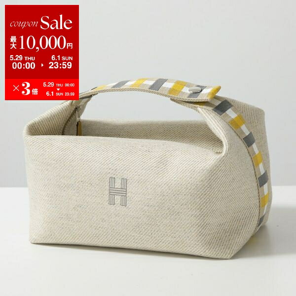 HERMES エルメス ハンドバッグ BRIDE A BRAC GM ブリッド ア ブラック H103641M レディース トワルアッシュ トワルH ロカバルポーチ ブリードポーチ Hロゴ SV 鞄 VERT-FORETのサムネイル