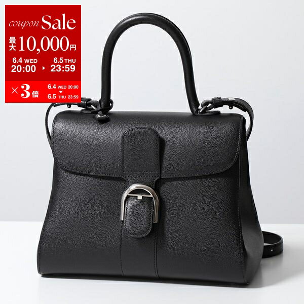 DELVAUX デルヴォー ハンドバッグ Brillant ブリヨン MM S AA0555AAU099ZPA レディース レザー ショルダーバッグ クロスボディ 鞄 Noirのサムネイル