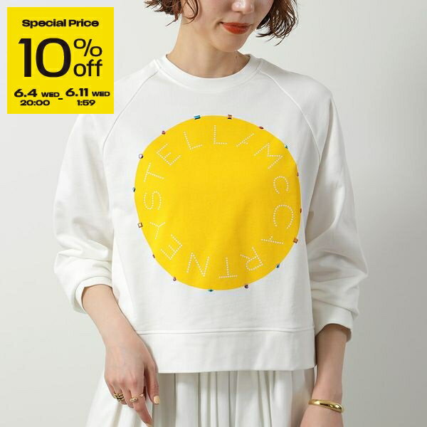 STELLA McCARTNEY Kids ステラマッカートニー キッズ スウェットシャツ TW4C90 Z0499 レディース ガールズ ロゴ プリント スタッズ 101【ss_ten】のサムネイル