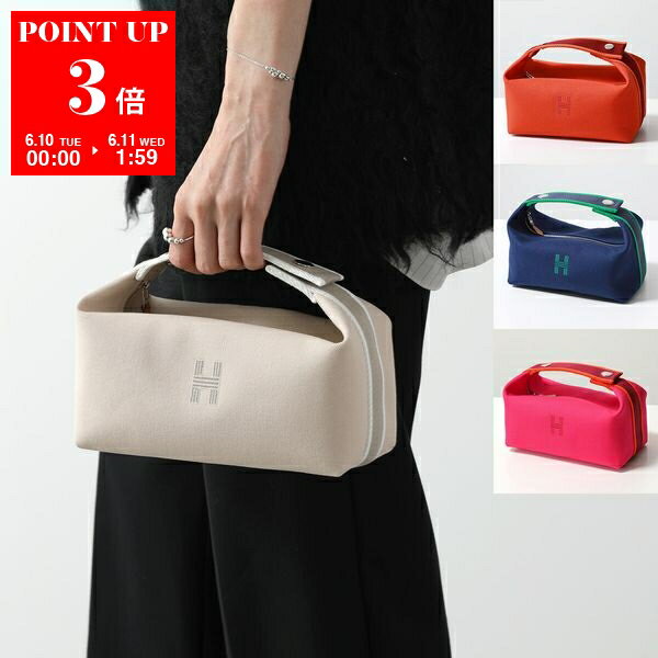 【12/5限定！2人に1人が当選！エントリーで最大100％ポイントバック】 HERMES エルメス ポーチバッグ ブリッドアブラック BRIDE A BRAC PM H104222M レディース トワルアッシュ トワルH ハンドバッグ SV 鞄 カラー4色のサムネイル