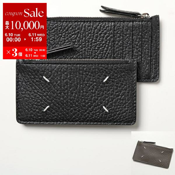 MAISON MARGIELA マルジェラ フラグメントケース S56UI0143 P4455 レディース レザー コインケース カードケース ミニ財布 T8013のサムネイル