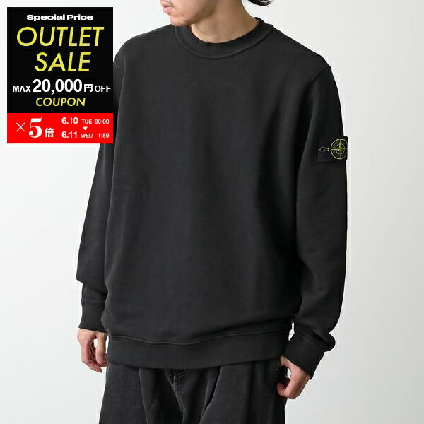 【6/10～6/11(水)1:59までポイント5倍】STONE ISLAND ストーンアイランド スウェット 811561241 メンズ トレーナー クルーネック 長袖 ロゴ V0129【po_fivee】【outlet】