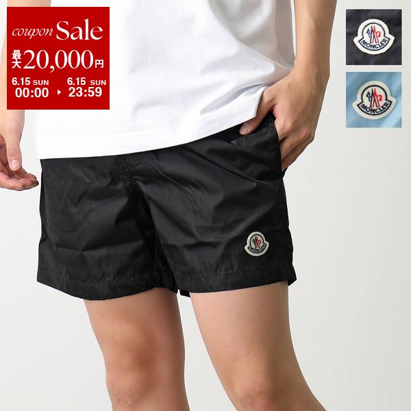 楽天インポートセレクトmusee【6/15限定・最大2万円OFFクーポン配布中】MONCLER モンクレール スイムウェア BOXER MARE ボクサーマレ 2C00004 53326 2C00003 53326 メンズ 水着 水陸両用 ショートパンツ 巾着付き アイコンパッチ カラー3色