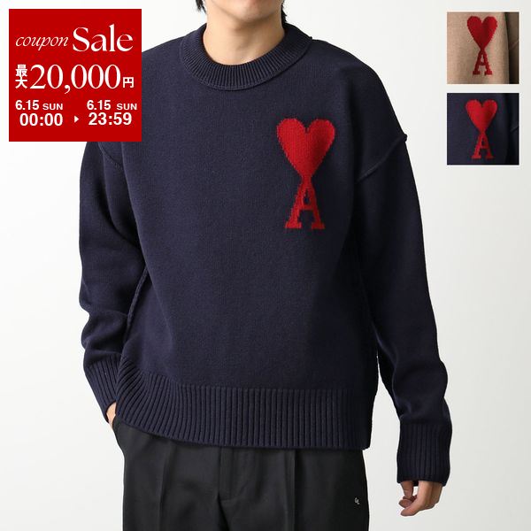 ami paris アミパリス セーター RED ADC SWEATER UKS006 018 メン