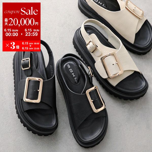 【6/15限定・最大2万円OFFクーポン配布中】MOHI モヒ サンダル 2024-3 レディース 