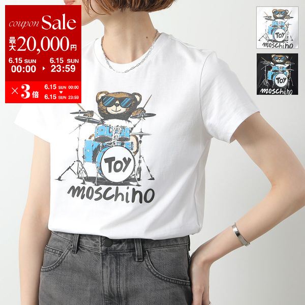 MOSCHINO KIDS モスキーノ キッズ 半袖 Tシャツ H8M04K LAA23 レディース