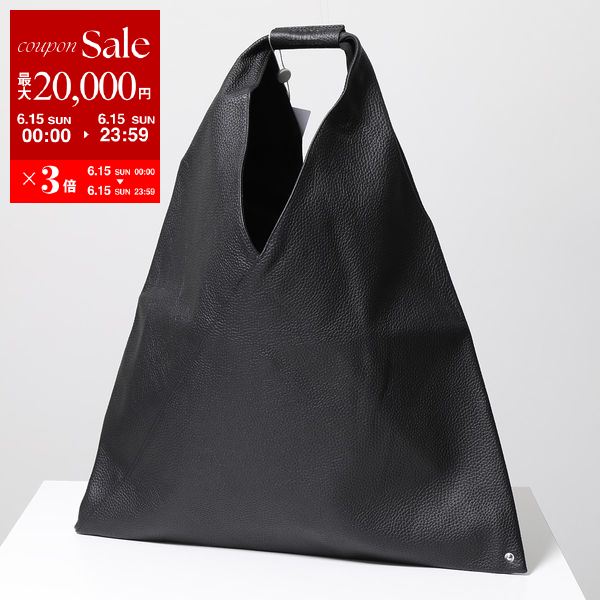 楽天インポートセレクトmusee【6/15限定・最大2万円OFFクーポン配布中】MM6 エムエムシックス メゾンマルジェラ トートバッグ Japanese ジャパニーズ S54WD0039 P4344 メンズ レザー トライアングル ミディアム 鞄 T8013 S54WD0039P4344T8013【po_sannn】