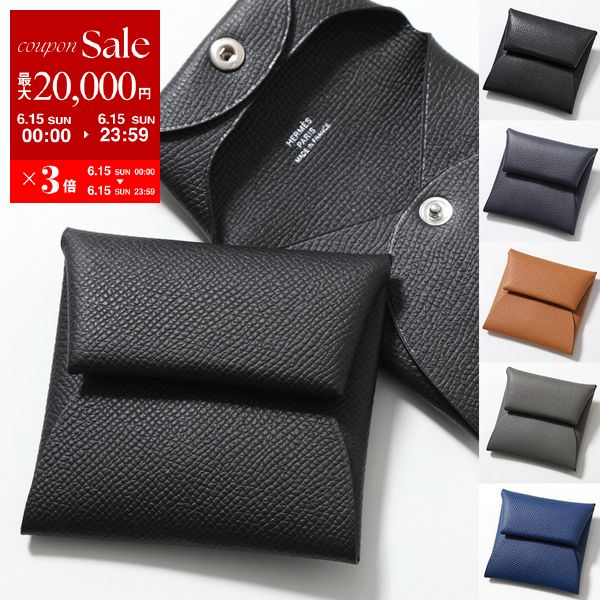 HERMES エルメス コインケース Bastia バスティア GM 041054CK メンズ レディース エプソン シェーブル エバーカラー 小銭入れ U刻印 B刻印 カラー2色のサムネイル