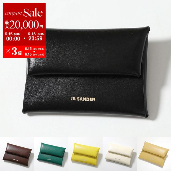 JIL SANDER ジルサンダー コインケース FOLDED COIN PURSE J07UI0013 P4840 P5073 P5355 レディース レザー カードケース ロゴ カラー14色【cp_fivee】のサムネイル