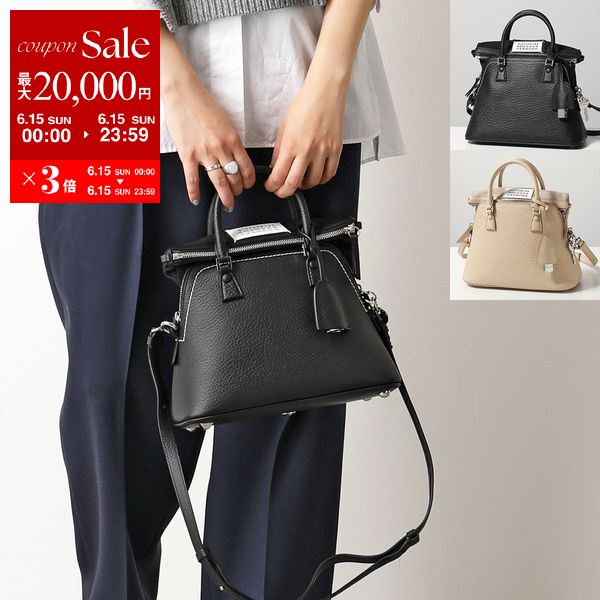 【5/25限定！2人に1人が当選！エントリーで最大100％ポイントバック】MAISON MARGIELA メゾンマルジェラ 11 ショルダーバッグ 5AC ミニバッグ S56WG0082 P4455 レディース レザー ハンドバッグ 鞄 T8013のサムネイル