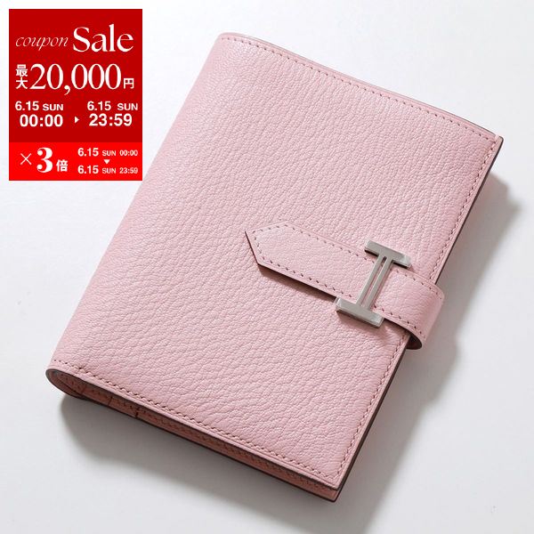 HERMES エルメス 二つ折り財布 ベアン コンパクト BEARN COMPACT シェーブル 039789CK レディース レザー Hパーツ SV金具 Z刻印 ROSESAKURAのサムネイル