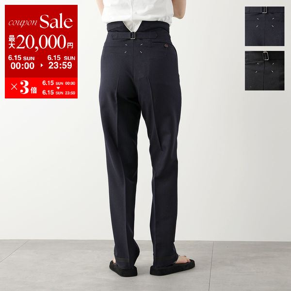 マルジェラ 13AW コットン×ポリウレタン パンツ