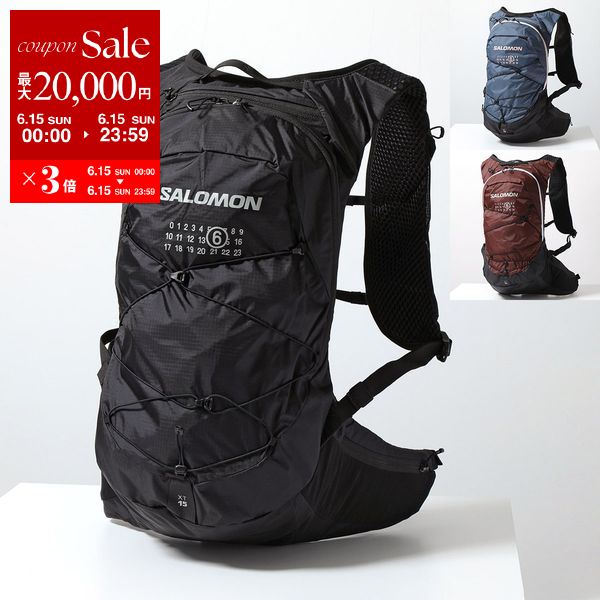 MM6 エムエムシックス メゾンマルジェラ バックパック Salomon XT 15 SB6WA0003 P5782 メンズ コラボ リュック 刺繍 ロゴ 鞄 カラー3色のサムネイル