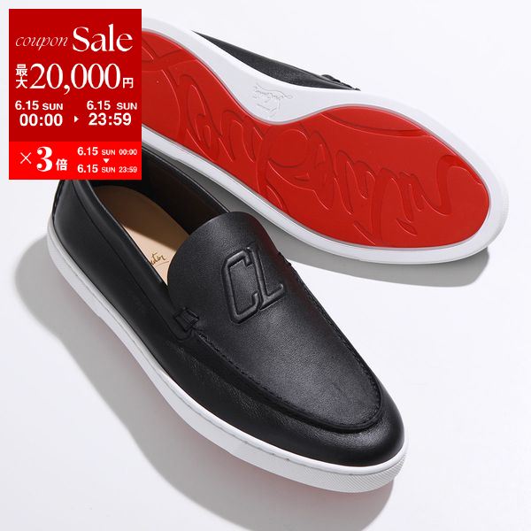 【6/15限定・最大2万円OFFクーポン配布中】Christian Louboutin クリスチャンルブタン スリッポン Varsiboat ヴァージボート 1