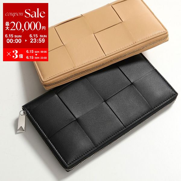 BOTTEGA VENETA ボッテガ イントレチャート ラウンドジップ 長財布
