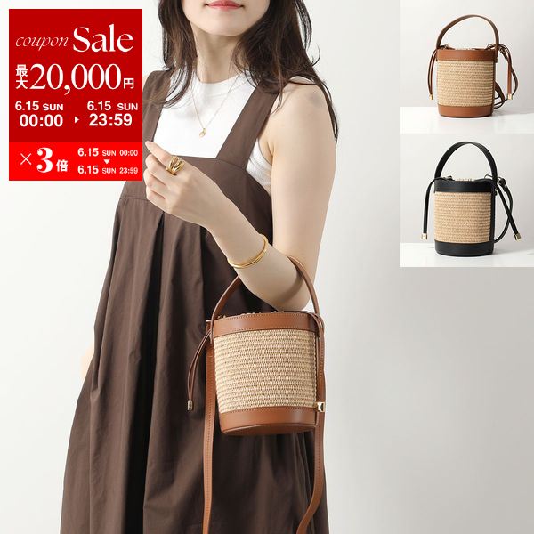 andrea cardone アンドレアカルドネ かごバッグ 1578 rafia レディース ショ
