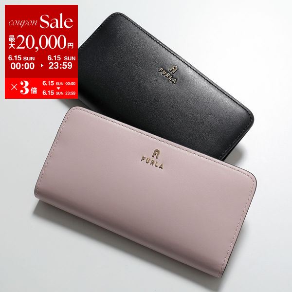 【6/15限定・最大2万円OFFクーポン配布中】Furla フルラ 二つ折り長財布 CAMELIA 