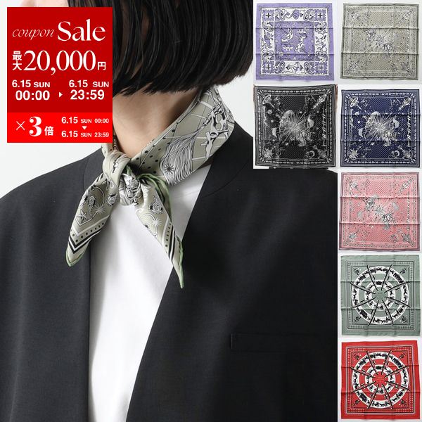 エルメス カレ55 Hermes Paris Station Bandana エルメス パリ