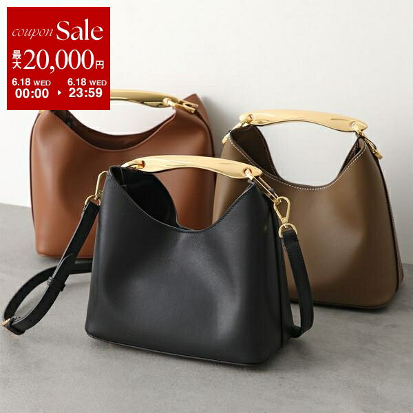 楽天インポートセレクトmusee【6/18限定・最大2万円OFFクーポン配布中】Elleme エレメ ハンドバッグ Small Boomerang Leather ブーメラン スモール レディース レザー ショルダーバッグ メタルハンドル 鞄 カラー3色
