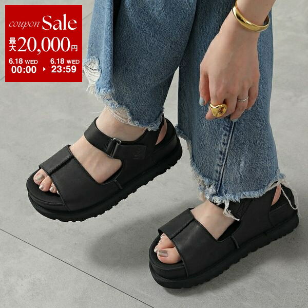 【6/18限定・最大2万円OFFクーポン配布中】UGG アグ サンダル GOLDENSTAR HI 