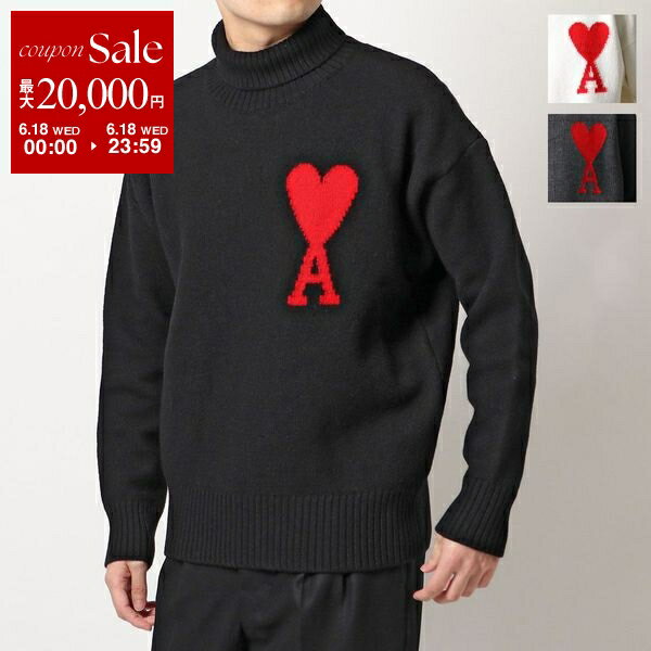 【6/18限定・最大2万円OFFクーポン配布中】ami paris アミパリス セーター BFUKS