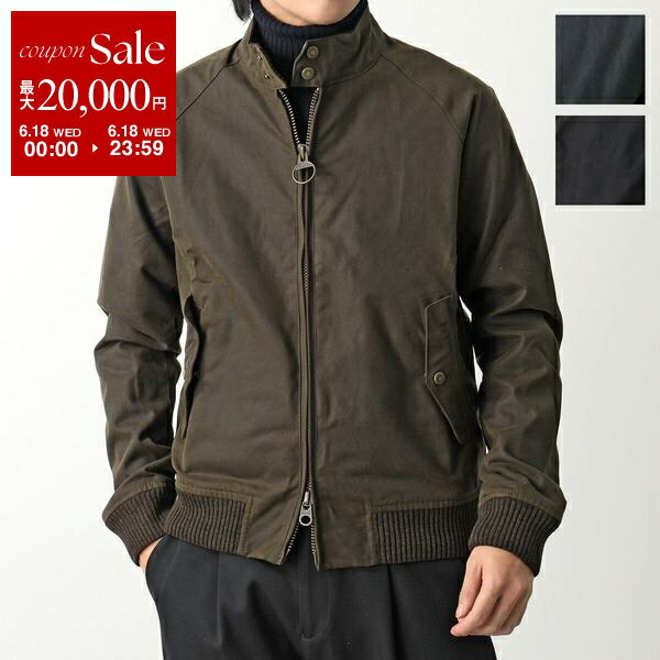 楽天インポートセレクトmusee【6/18限定・最大2万円OFFクーポン配布中】Barbour × Baracuta バブアー バラクータ ワックスジャケット Porton ポルトン MWX2237 メンズ G9 スタンドカラー ワックス コットン ブルゾン カラー3色