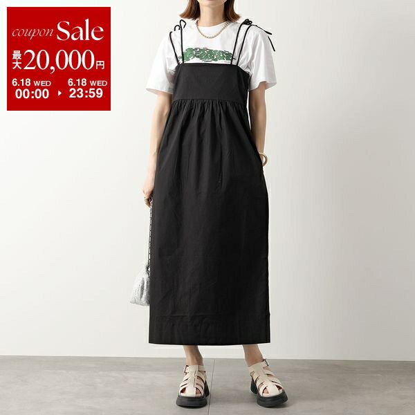 【6/18限定・最大2万円OFFクーポン配布中】GANNI ガニー ワンピース Cotton Pop