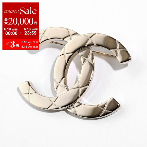 CHANEL シャネル ブローチ ABF263 B19941 レディース メタル ココ クラッシュ CCマーク ココマーク ロゴ ピンバッチ NAFQHのサムネイル
