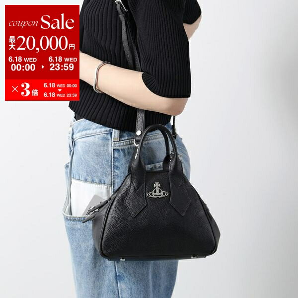 楽天インポートセレクトmusee【6/18限定・最大2万円OFFクーポン配布中】Vivienne Westwood ヴィヴィアンウエストウッド ショルダーバッグ YASMINE SMALL BAG ヤスミン 47030006W S000D レディース ハンドバッグ オーブ 鞄 N403/BLACK【po_sannn】