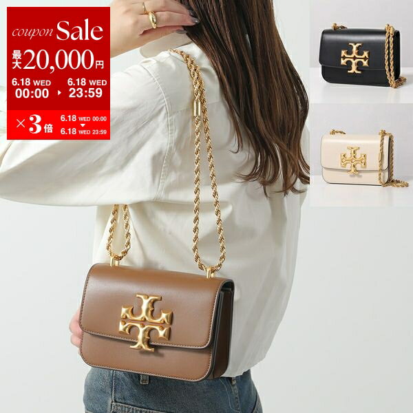 楽天インポートセレクトmusee【6/18限定・最大2万円OFFクーポン配布中】TORY BURCH トリーバーチ ショルダーバッグ SMALL ELENOR CONVERTIBLE エレノア 73589 レディース レザー ダブルT チェーン ロゴ 鞄 カラー3色【po_sannn】