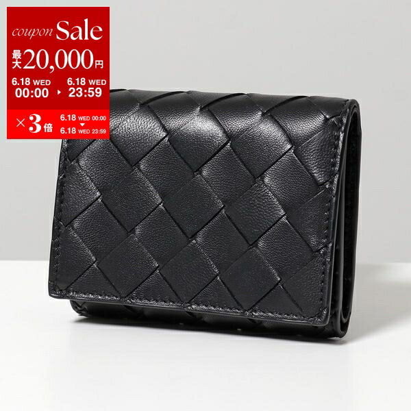 楽天インポートセレクトmusee【6/18限定・最大2万円OFFクーポン配布中】BOTTEGA VENETA ボッテガヴェネタ 三つ折り財布 667134 VCPP2 レディース レザー イントレチャート ミニ財布 豆財布 8425 667134VCPP28425【po_sannn】