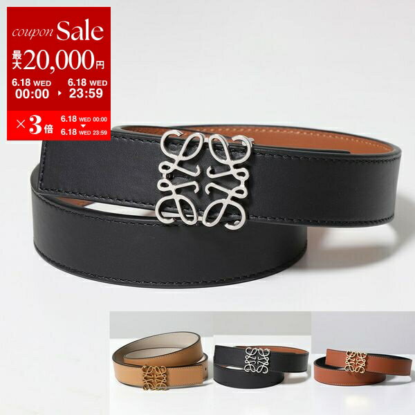 6/18ꡦ2OFFݥLOEWE  ٥ ANAGRAM REV 2.8 CM BELT ʥ ...