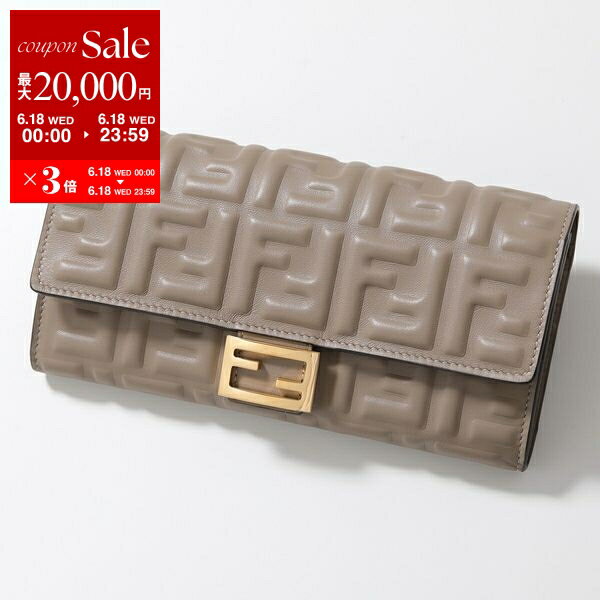 FENDI եǥ Ĺ 8M0251 AAJD ǥ ΩFF 쥶 ޤ ͥ󥿥 Хå FF᥿...