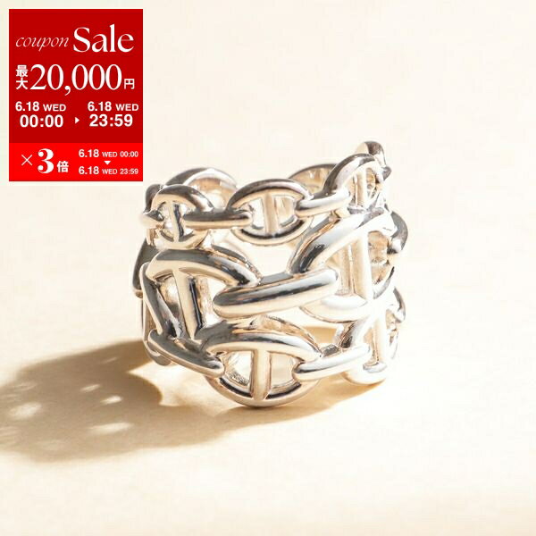 HERMES エルメス リング シェーヌ ダンクル アンシェネ GM Chaine d'ancre Enchainee H109506B レディース アンカー チェーン 指輪 silver925 SV シルバーのサムネイル