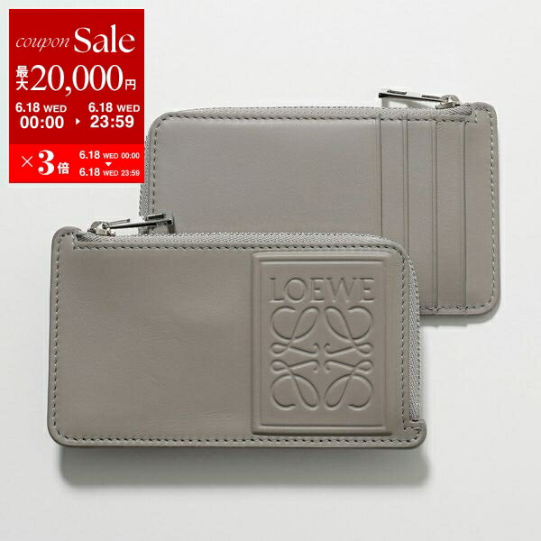 楽天インポートセレクトmusee【6/18限定・最大2万円OFFクーポン配布中】LOEWE ロエベ フラグメントケース C565Z40X03 レディース サテンカーフ アナグラム レザー コインカードホルダー コインケース カードケース カラー6色【po_sannn】