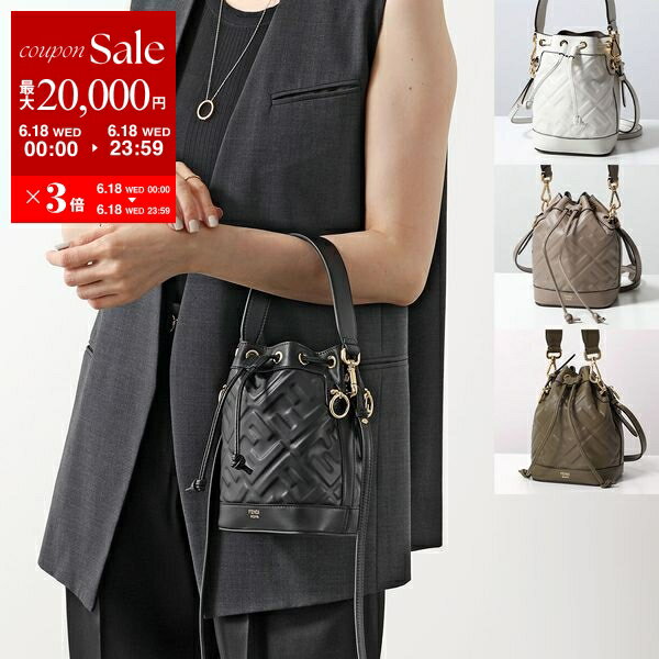 FENDI եǥ Хå MINI MON TRESOR ߥ  ȥ쥾 8BS093 ANWT ǥ ϥ...