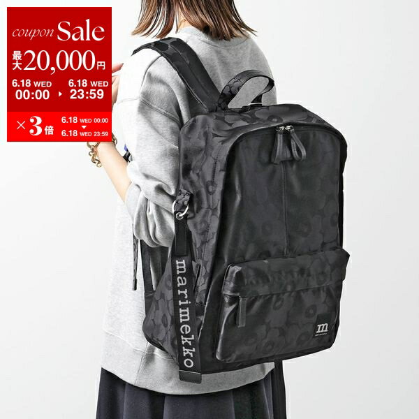 6/18ꡦ2OFFݥmarimekko ޥå Хåѥå ZIP TOP BACKPACK UNIKKO...