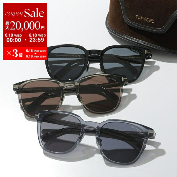 TOM FORD トムフォード サングラス TF1051-K FT1051-K メンズ ウェリントン型 アジアンフィット クリアフレーム セルフレーム クリングスタイプ アイウェア カラーレンズ Tロゴ カラー3色【po_sannn】