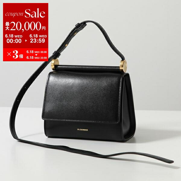 【6/18限定・最大2万円OFFクーポン配布中】JIL SANDER ジルサンダー ショルダーバッグ GHOST MINI ゴースト ミニ J07ZH0049 P4840 レディース ハンドバッグ レザー ロゴ 鞄 001/BLACK【po_sannn】のサムネイル