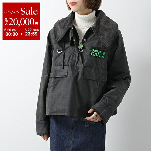 6/2022ꡦ2OFFݥBarbour  GANNI Х֥ ˡ  ֥륾 Anorak Sm...