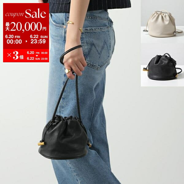 楽天インポートセレクトmusee【6/20～22限定・最大2万円OFFクーポン配布中】J&M DAVIDSON ジェイアンドエム デヴィッドソン ESCARGOT エスカルゴ LESB-0XX-NPXX LESB-0XX-TNXX レディース 巾着バッグ レザー ドローストリング ミニバッグ ショルダーバッグ 鞄 カラー2色【po_sannn】