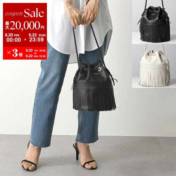 楽天インポートセレクトmusee【6/20～22限定・最大2万円OFFクーポン配布中】J&M DAVIDSON フリンジ カーニバル エル L CARNIVAL 815 7314 LLGC-0XX-SCXX レディース レザー ショルダーバッグ 巾着 鞄 カラー5色【po_sannn】