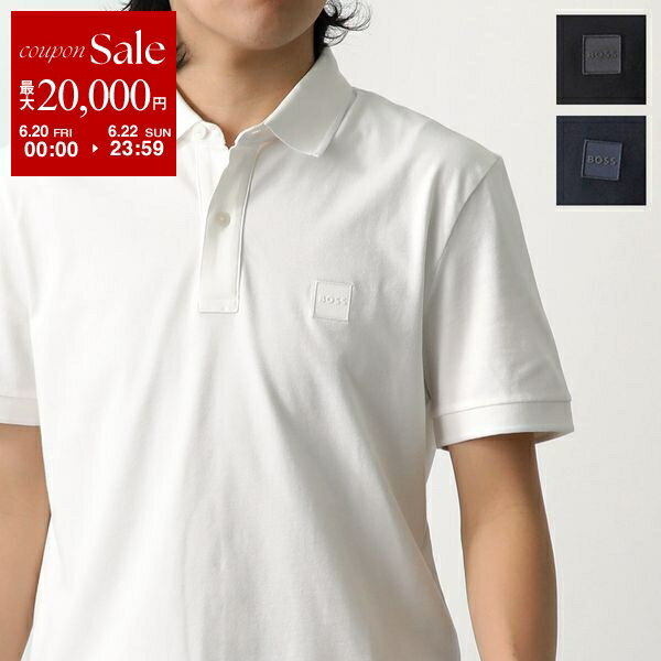 楽天インポートセレクトmusee【6/20～22限定・最大2万円OFFクーポン配布中】HUGO BOSS ORANGE ヒューゴボス オレンジ ポロシャツ 50507699 メンズ 半袖 コットン混紡 スリムフィット ストレッチ ロゴ カラー3色