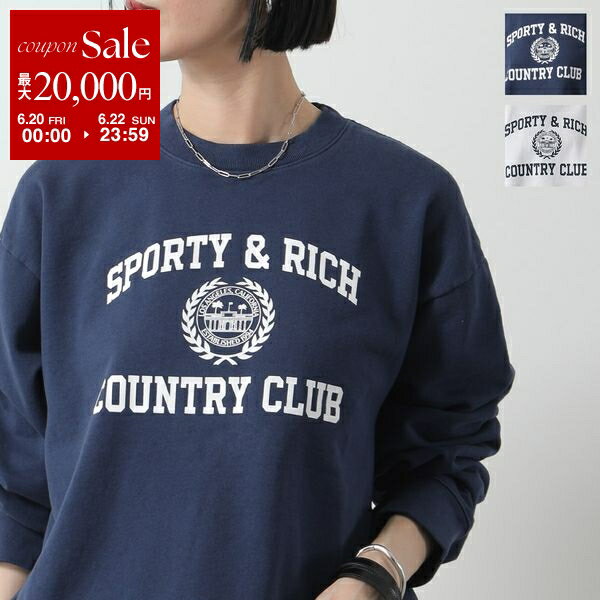 【6/20～22限定・最大2万円OFFクーポン配布中】SPORTY＆RICH スポーティアンドリッチ