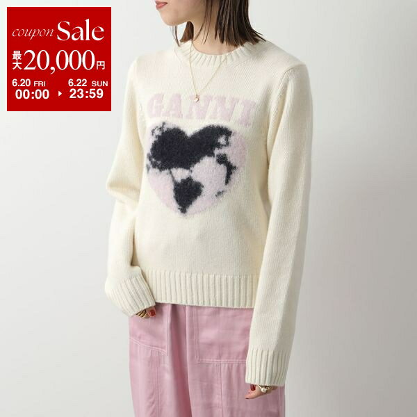 【6/20～22限定・最大2万円OFFクーポン配布中】GANNI ガニー ニット GRAPHIC S