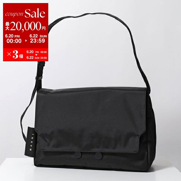 【6/20～22限定・最大2万円OFFクーポン配布中】MARNI マルニ ショルダーバッグ SBMQ0112A0 P8184 メンズ ナイロン シティスケープ クロスボディ ロゴ 鞄 00N99 SBMQ0112A0P818400N99【po_sannn】