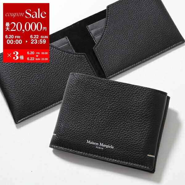 楽天インポートセレクトmusee【6/20～22限定・最大2万円OFFクーポン配布中】MAISON MARGIELA メゾンマルジェラ 二つ折り財布 WALLET 2 MEDIUM SA2UI0008 P7268 メンズ 小銭入れなし H8419 SA2UI0008P7268H8419【po_sannn】