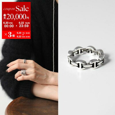 【6/20~22限定・最大2万円OFFクーポン配布中】HOORSENBUHS ホーセンブース リング DAME TRI-LINK HB002 レディース 指輪 アクセサリー Silver925 シルバー925 シルバー【po_sannn】