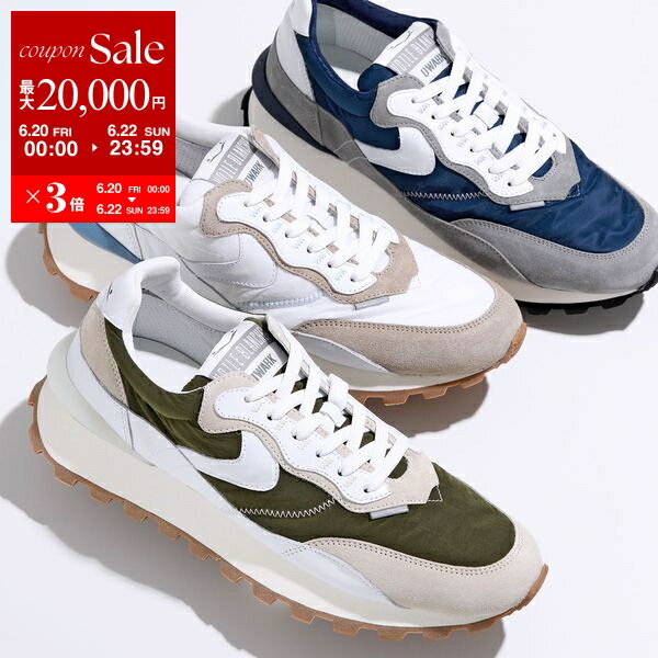 【6/20～22限定・最大2万円OFFクーポン配布中】VOILE BLANCHE ボイルブランシェ スニーカー QWARK HYPE MAN メンズ ローカット 0012018344 シューズ 靴 カラー3色【po_sannn】